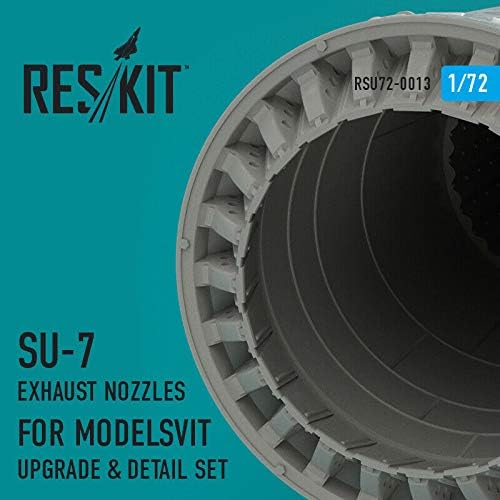 Reskıt RSU72-0013 - 1/72 – Modelsvit Yükseltme Seti için Su-7 egzoz nozulları