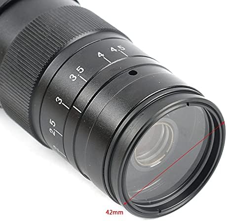 Mikroskop Aksesuarları 0.5 X/0.35 X/2X/1X Cam Lens 42mm Sanayi Video Mikroskop Kamera Laboratuar Sarf Malzemeleri (Çap :
