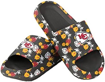 FOCO kadın NFL Takım Logosu Bayanlar Çiçek Yastık Slaytlar Sandalet