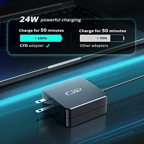 CYD 24 W 12 V 2A Powerfast Laptop Güç Kablosu Asus için Uyumlu Şarj Chromebook-C201 C201P C201PA Chromebook-Flip C100 C100P