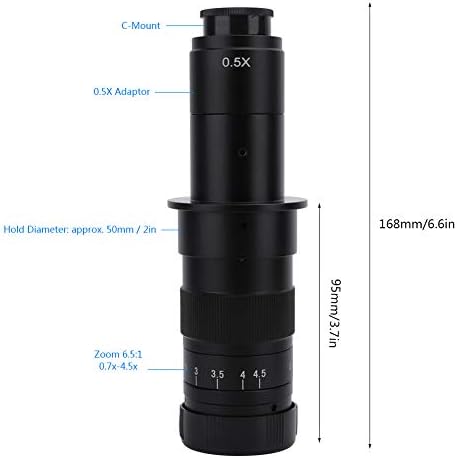 Tgoon Mercek Lens, Zoom Mercek Adaptörü Moment Lens Sanayi Mikroskop Optik Fiber Optik soğuk ışık kaynakları LED Lambalar
