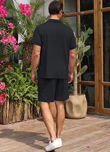 Lexiart erkek Rahat 2 Parça Kıyafetler Set Yaz Eşofman Hawaii Plaj Seti