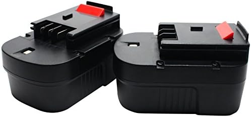 2 - Pack-Yedek Black & Decker için PS142KB Pil ile Uyumlu Black & Decker 14.4 V HPB14 Güç Aracı Pil (2000mAh NİCD)