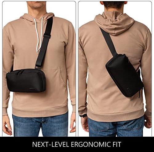 Çanta Faktörü Küçük EDC Minimalist Crossbody tek kollu çanta Erkekler ve Kadınlar için RFID Telefon Çantası Cüzdan Göğüs