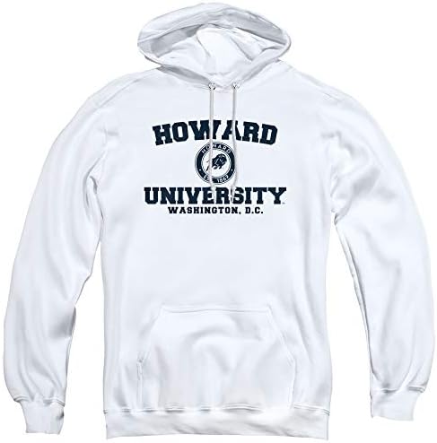 Howard Üniversitesi Resmi Daire Logosu Unisex Yetişkin Pull-Over Hoodie