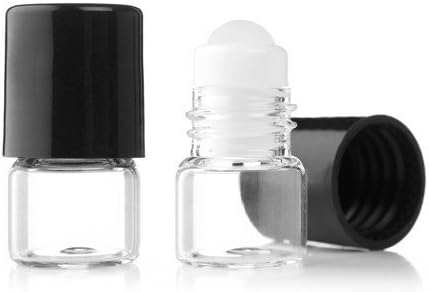 Büyük Parfums Boş 1 ml Mikro Mini Rollon Dram Cam Şişeler ile Cam Rulo Topları-Doldurulabilir Aromaterapi uçucu yağ Rulo-Toplu-1/4