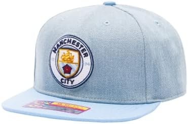 Fan Mürekkebi Manchester City' Nirvana ' Ayarlanabilir Snapback Şapka / Kap / Teğmen Mavi / Kot
