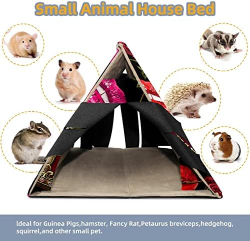 Kobay Evi Yatak, Tavşan Büyük Hideout, Küçük Hayvanlar Yuva Hamster Kafesi Habitatları Kadınlar Seksi Ağız Gül Taç