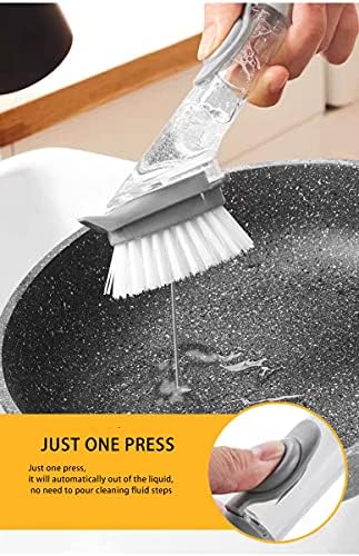 YFA Bulaşık Fırçası Sabunluk, Mutfak Fırçası Tutucu Pot Pan Lavabo Temizleme, 1 Takım