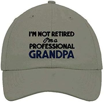 Yumuşak beyzbol şapkası Emekli Profesyonel Büyükbaba Nakış Büyükbaba Komik Pamuk baba şapkası Erkekler ve Kadınlar için