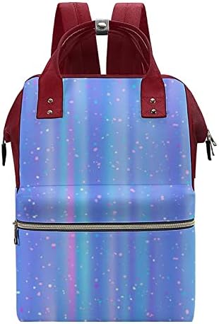 Renkli noktalar toz bebek bezi çantası Sırt çantası Su geçirmez Anne çantası büyük kapasiteli sırt çantası