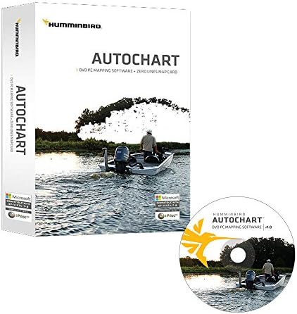 Humminbird Autochart DVD PC Haritalama Yazılımı w/Sıfır Satır Harita Kartı