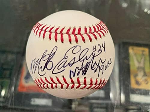 Mike Easler Pittsburgh Pirates Hitman 79 Wsc Tek İmzalı Beyzbol Jsa İmzalı Beyzbol Topları