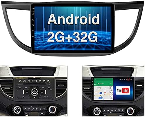 Honda CRV 2012- için Radyo bluetooth'lu araba android müzik seti, GPS Navigasyonlu 9 inç HD Dokunmatik Ekran Kafa Ünitesi